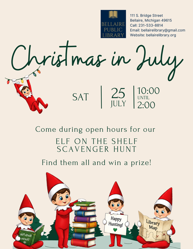 Christmas in July Elf on a Shelf Scavenger Hunt