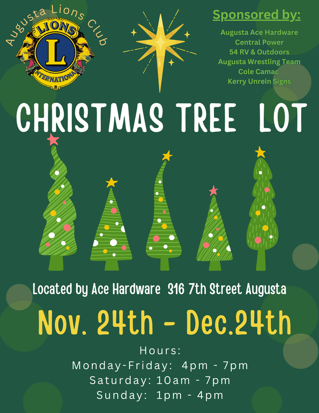 Augusta Lions Club Christmas Tree Lot