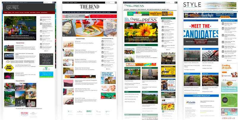 Free Local Publisher Sample Website