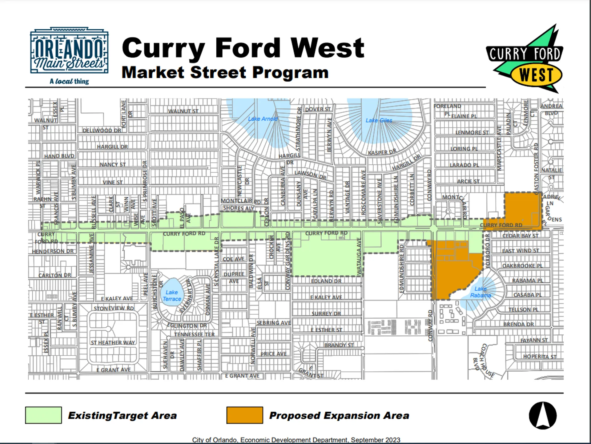 Curry Ford West District Grows