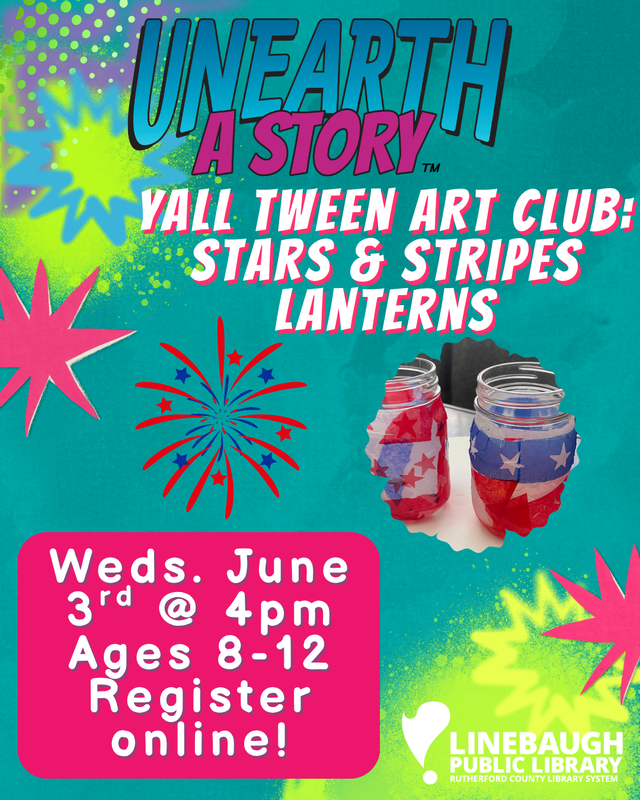 Young Artists of Linebaugh Library (YALL Club) -- Tween Art Club