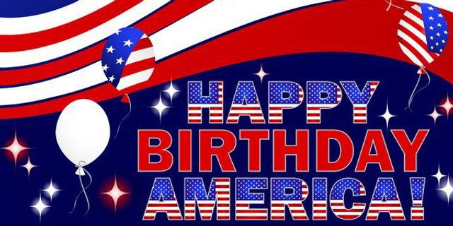 America 250 Birthday Cake