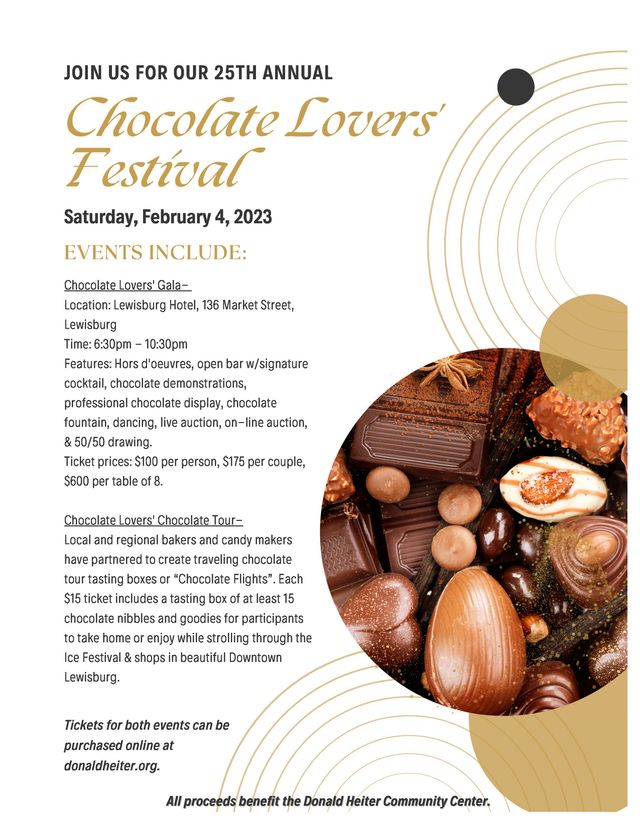 Donald Heiter Community Center's 25th Annual Chocolate Lovers' Festival