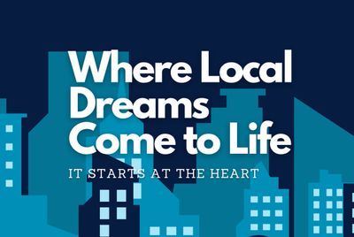 Cover page that says Where local dreams come to life 