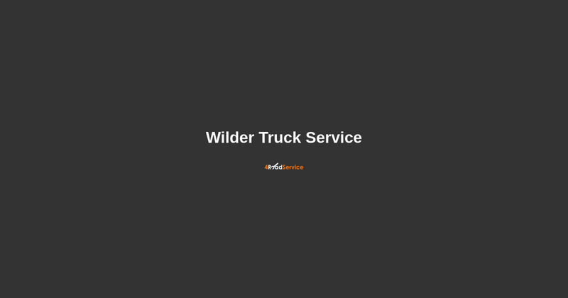 Wilder's Truck Service