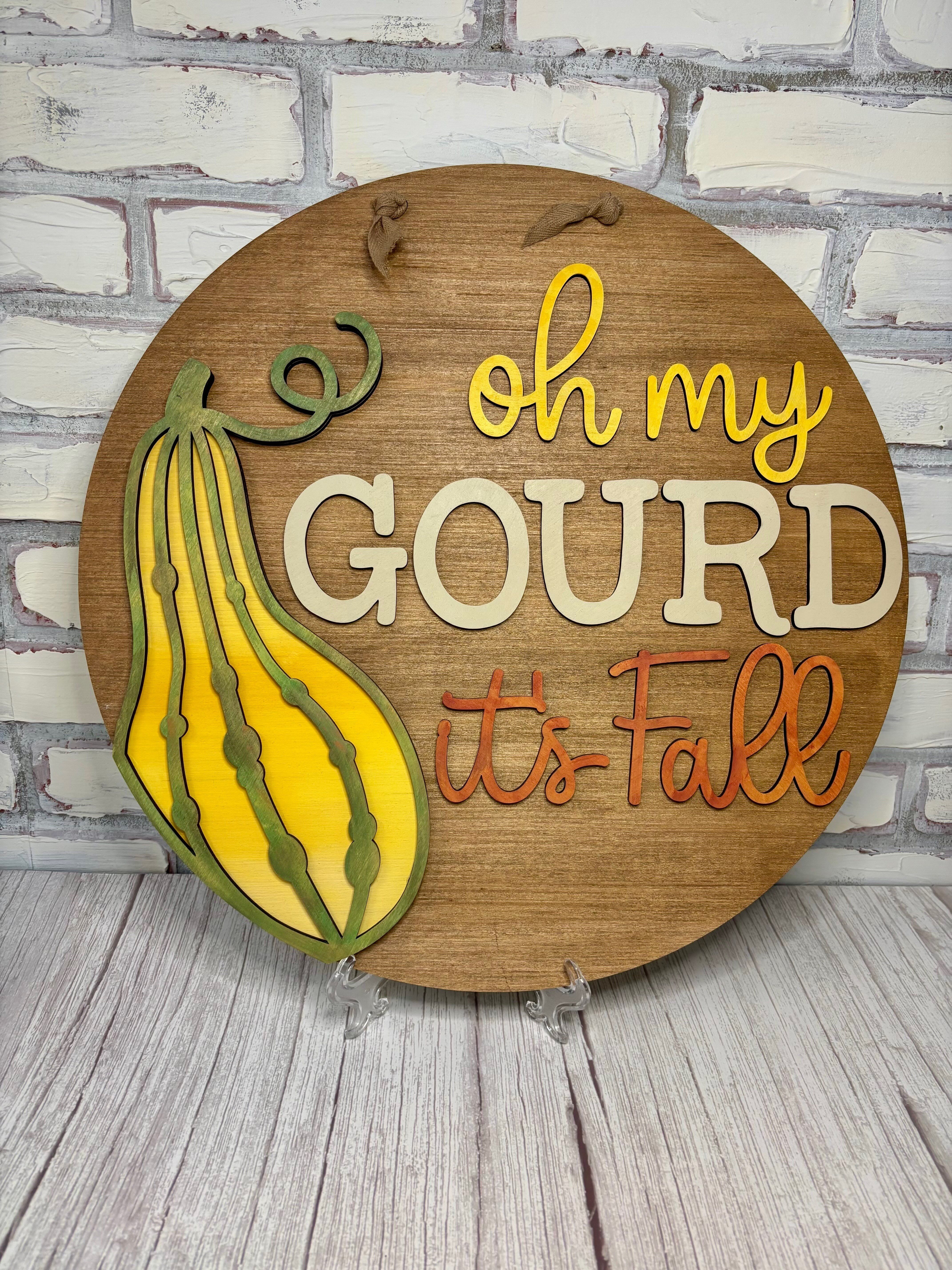 Oh my Gourd door hanger Image