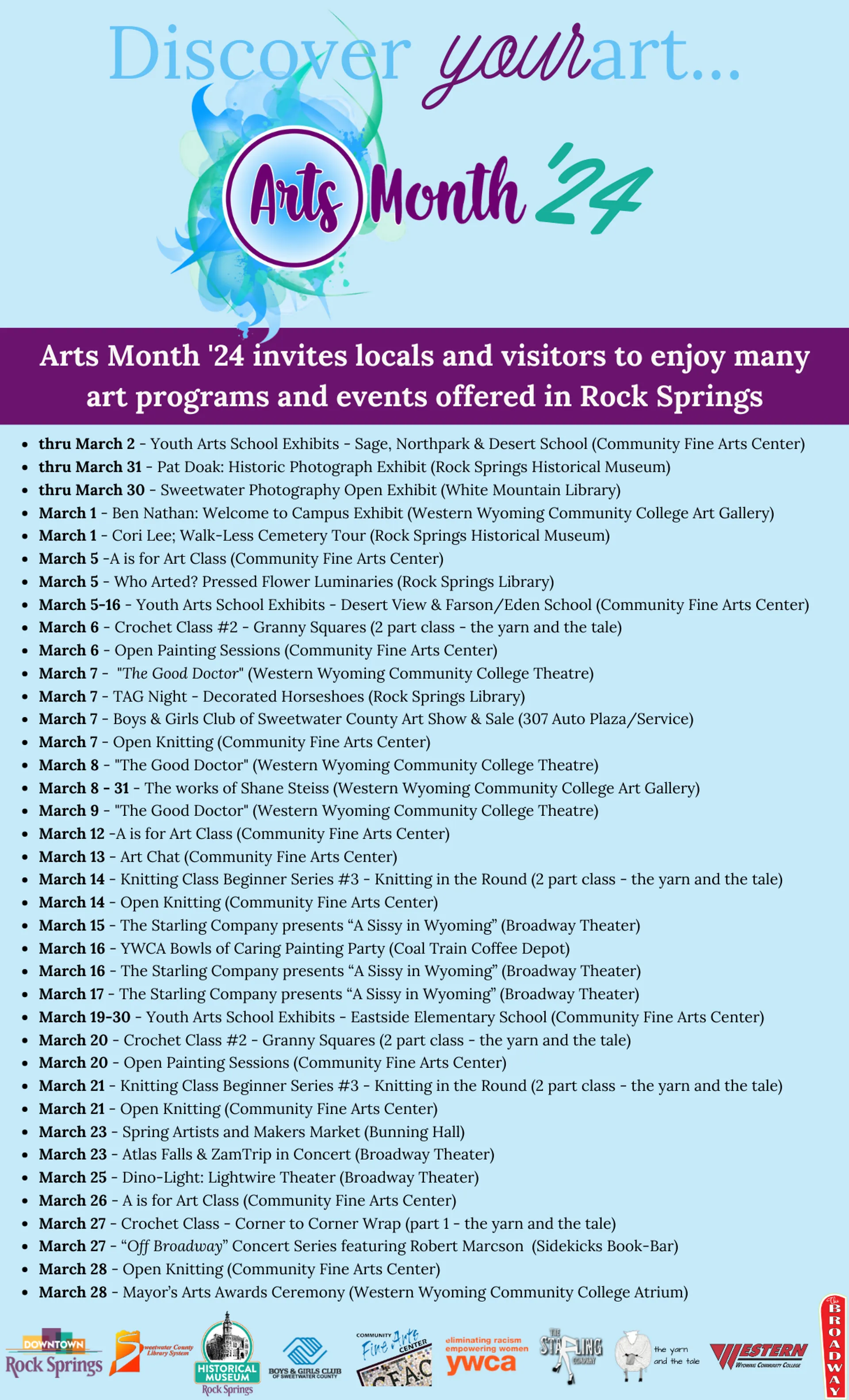 Celebrate Arts Month 2024