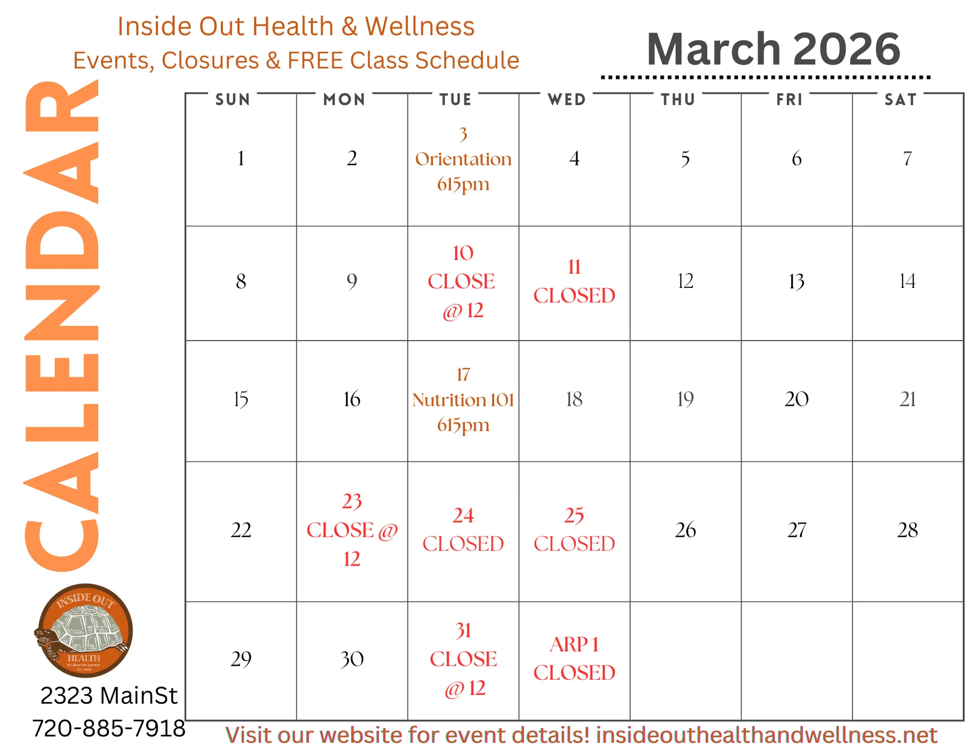 Inside Out Wellness March 2026