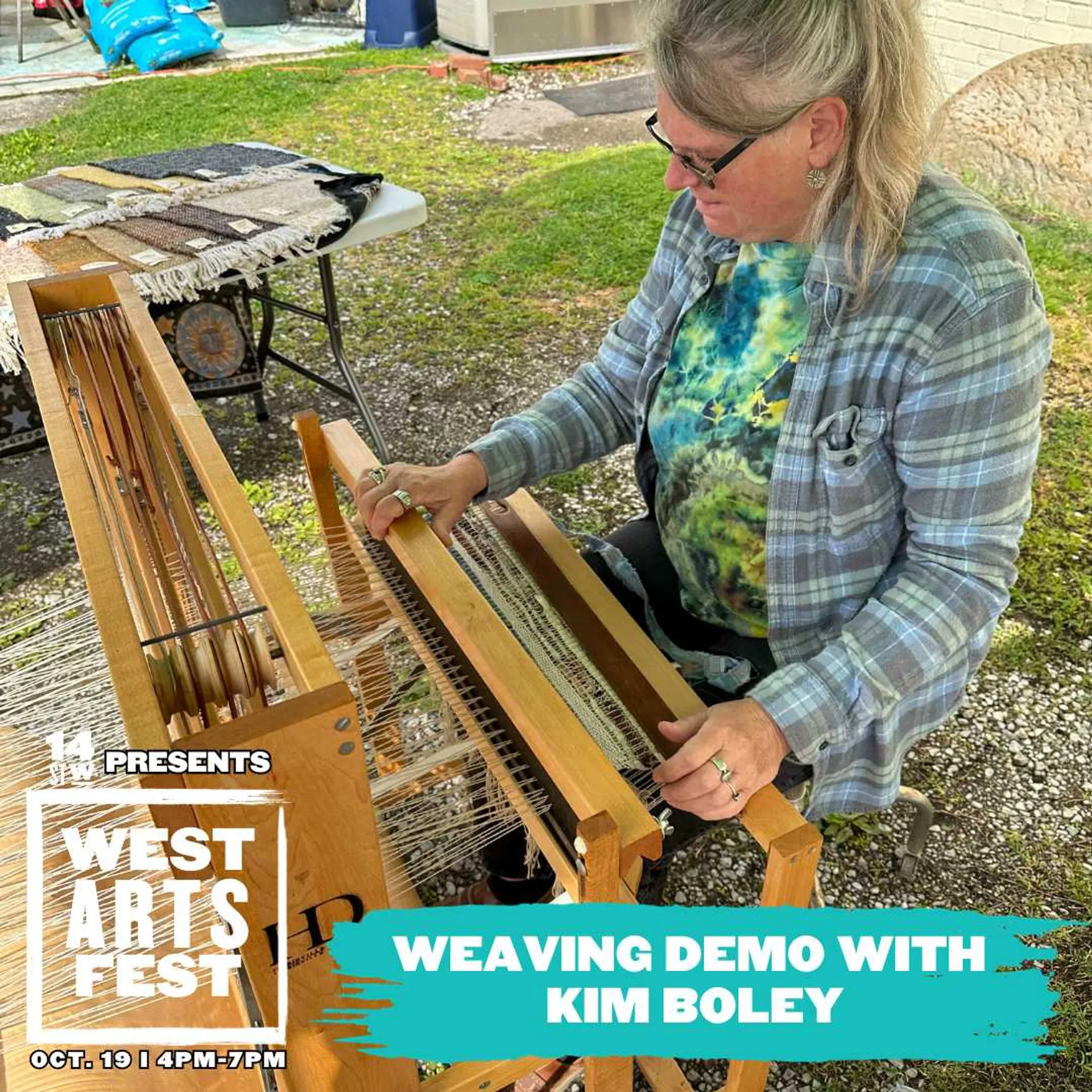 Kim Boley (Weaving Demo) @ West Arts Fest