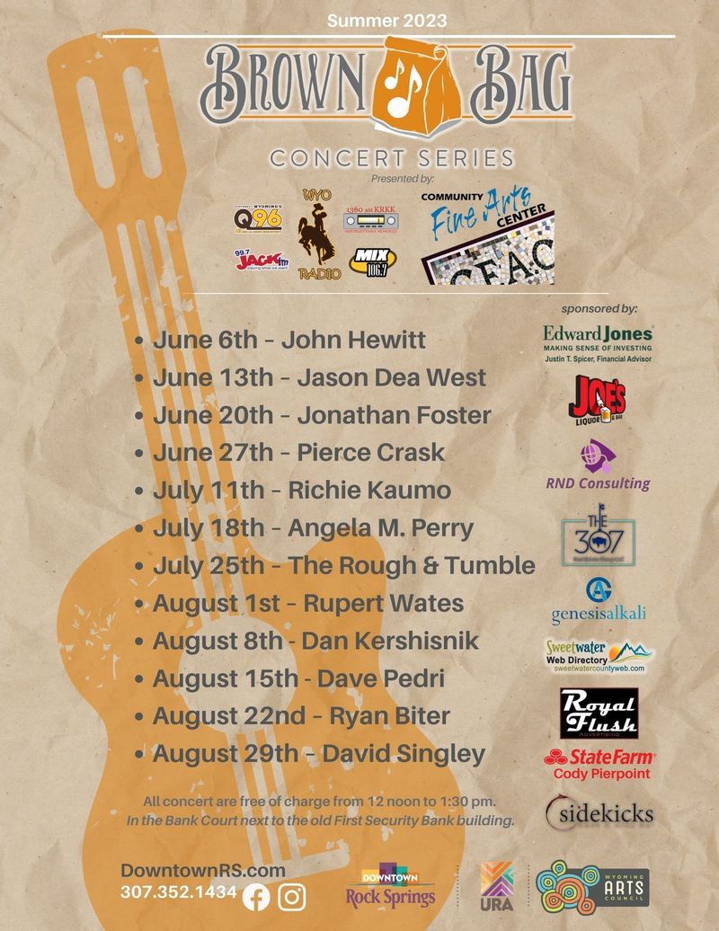 Brown Bag Concert Series returns for summer lunchhour entertainment.