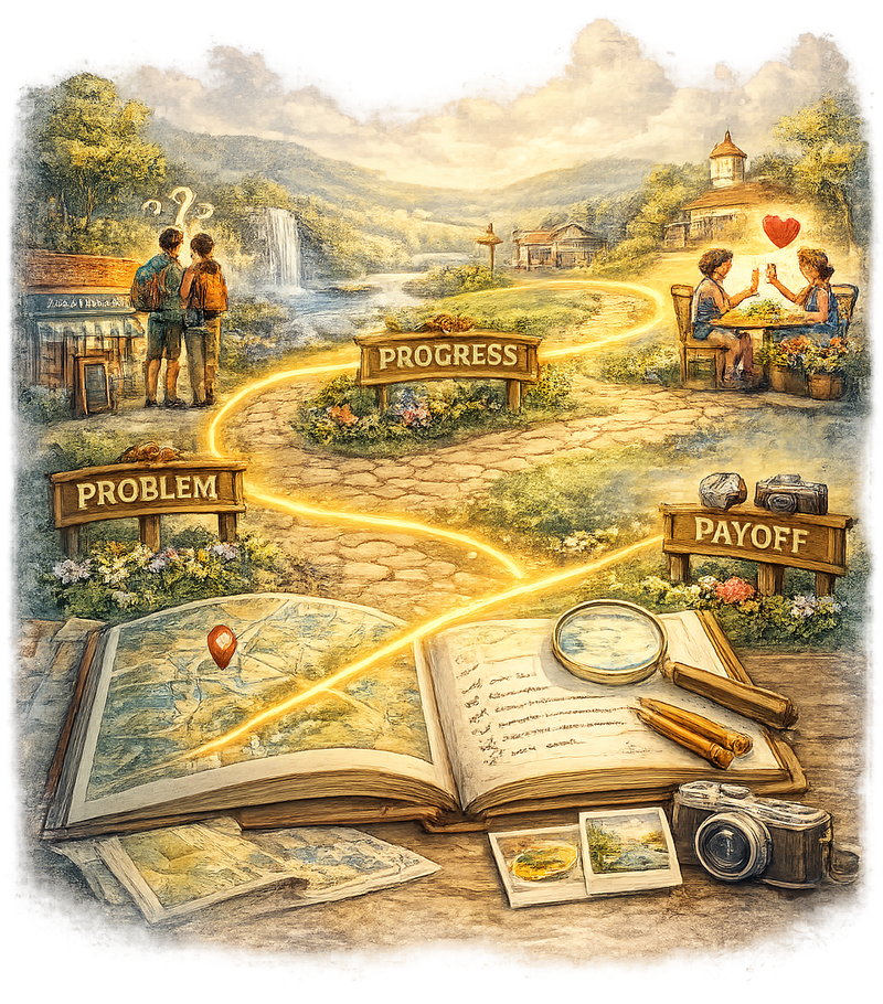 How to Use Story Arcs to Make Your Tourism Marketing More Memorable