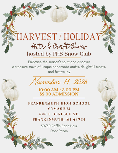 Harvest/Holiday Arts & Craft Show