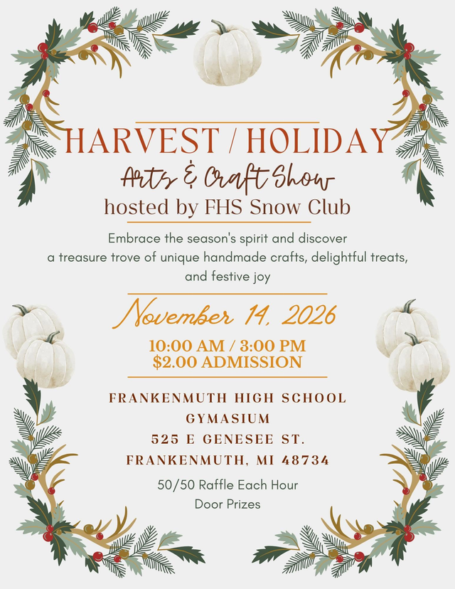 Harvest/Holiday Arts & Craft Show