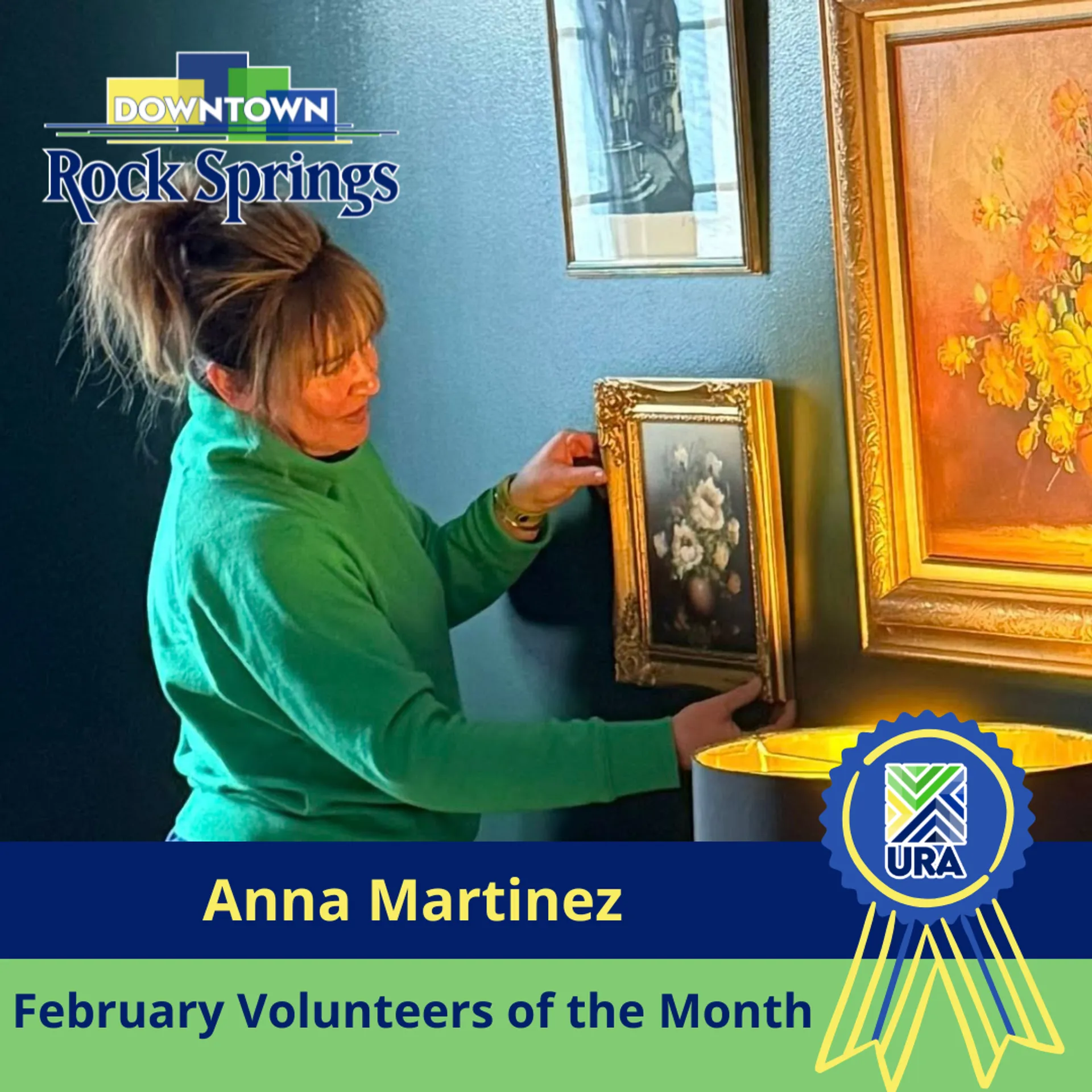 February Volunteer of the Month Honored: Anna Martinez