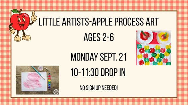 Little Artists- Apple Process Art Ages 2-6