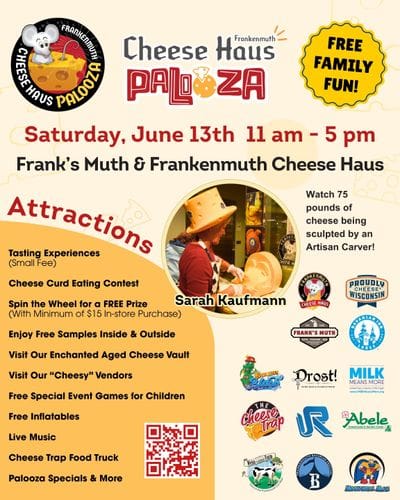 2026 Frankenmuth Cheese Haus Palooza