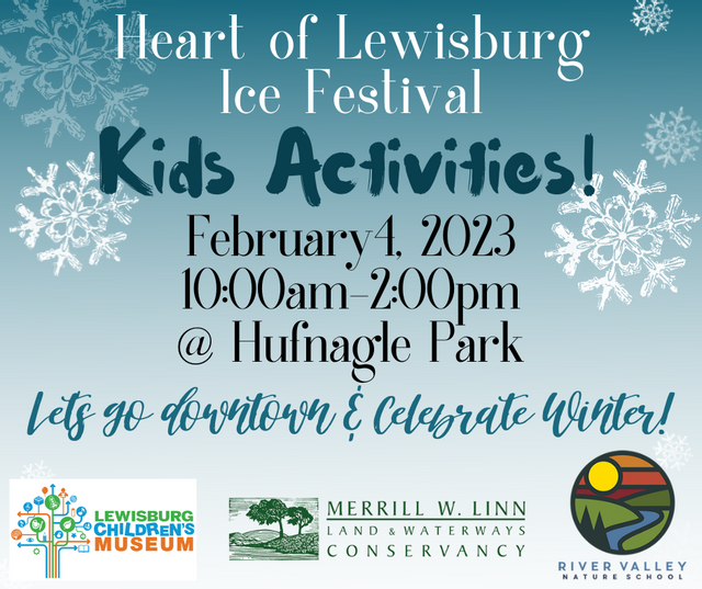 Children's events at the 2023 Heart of Lewisburg Ice Festival