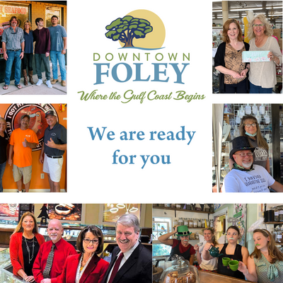 downtown Foley businesses ready for you
