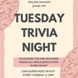 Tuesday Trivia Night