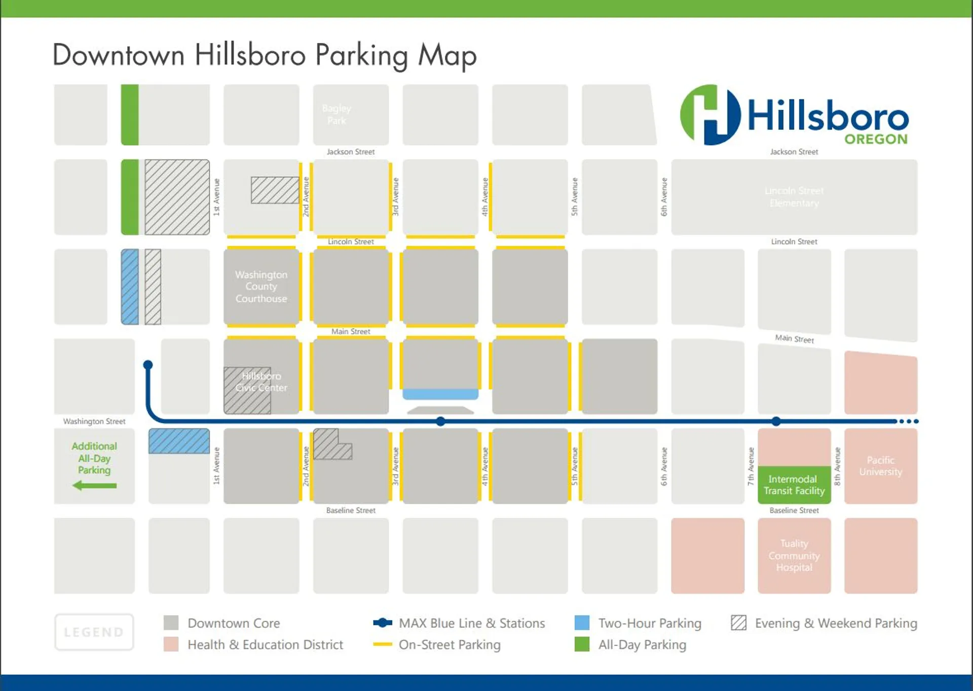 Top 50 Cheapest Parking Spaces near Hillsboro, Oregon