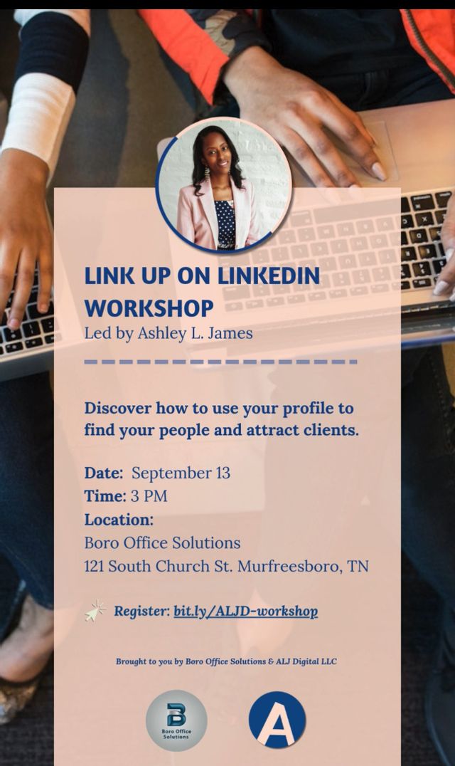 Link Up On LINKEDIN Workshop - FREE