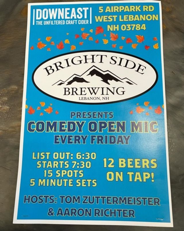 Open Mic Comedy at BrightSide Brewing