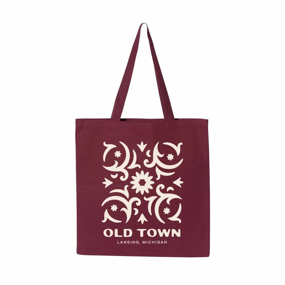 Old Town Tote Maroon Image