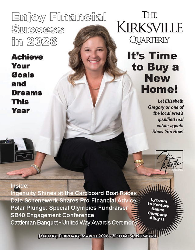 Elizabeth Gregory Kirksville Quarterly 1st Quarter Cover 2026