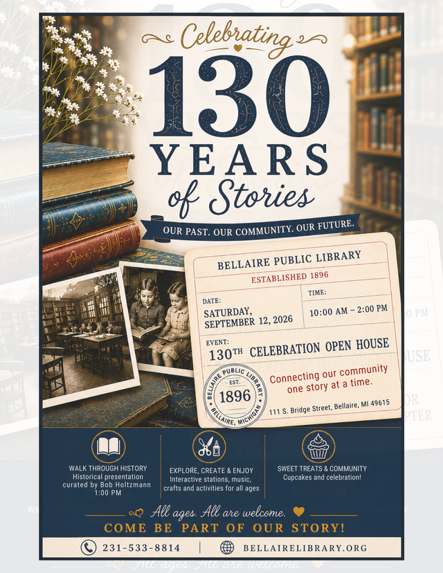 Bellaire Public Library's Open House Celebration of 130 Years