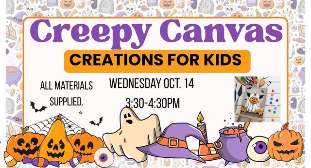 Creepy Canvas Creations-Canvas Painting for Kids