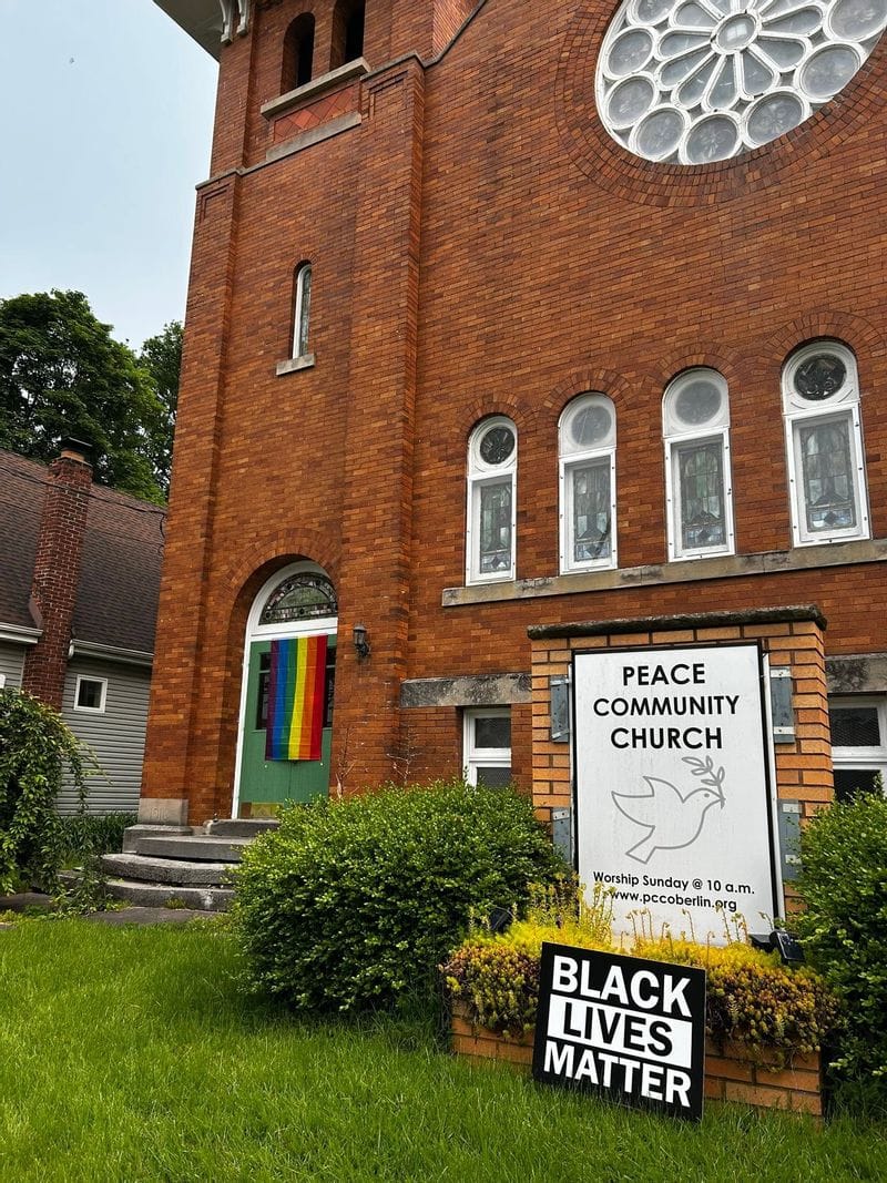 Peace Community Church: Home of Oberlin Free Store for Kids and the Indigenous Peoples' Day Committee of Oberlin