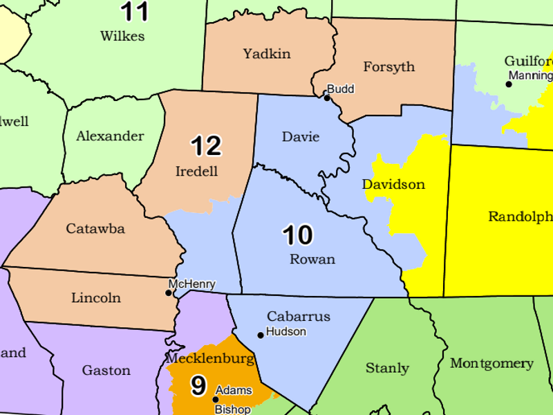 New District Maps for Iredell County