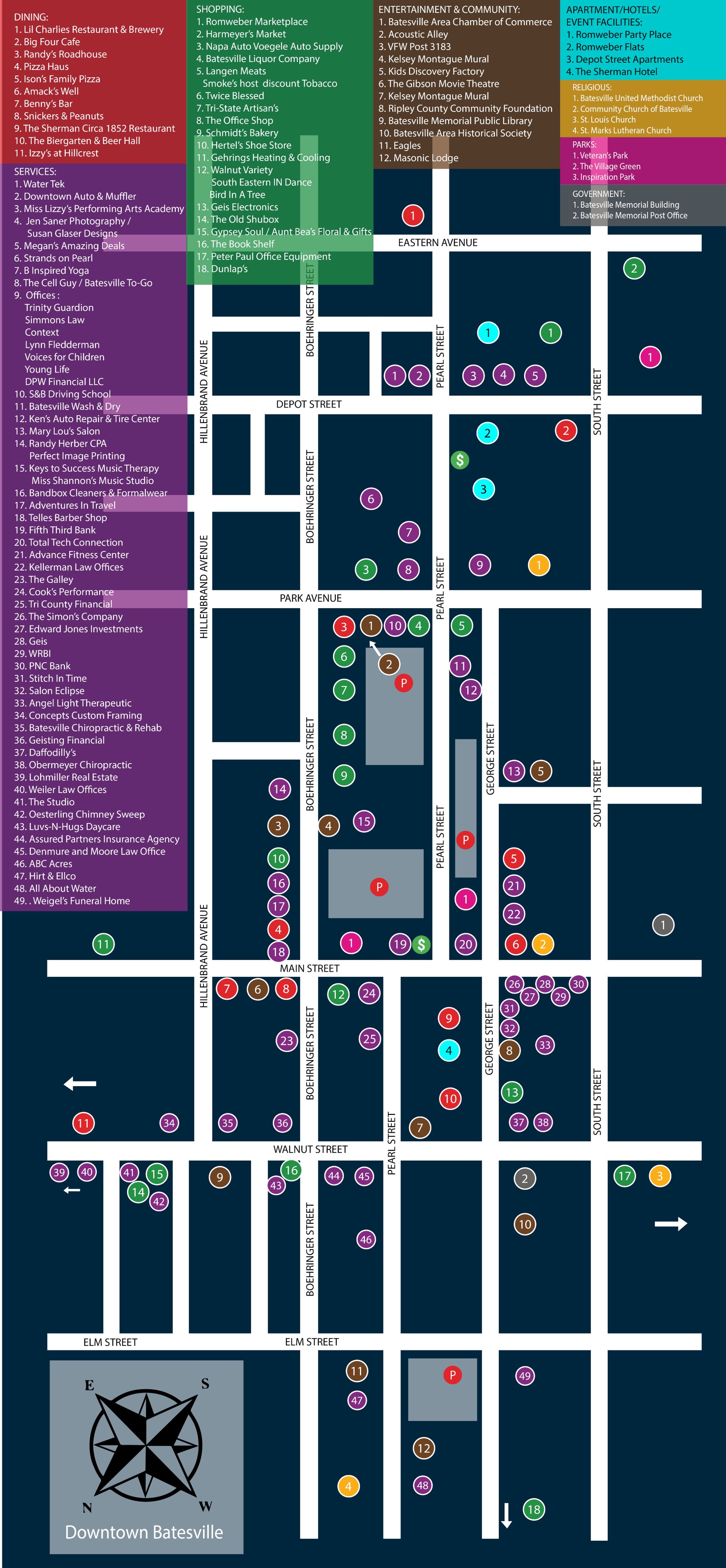 Downtown Map