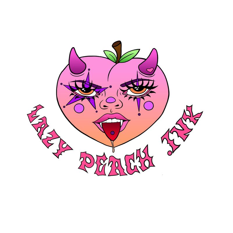 Lazy Peach .Ink