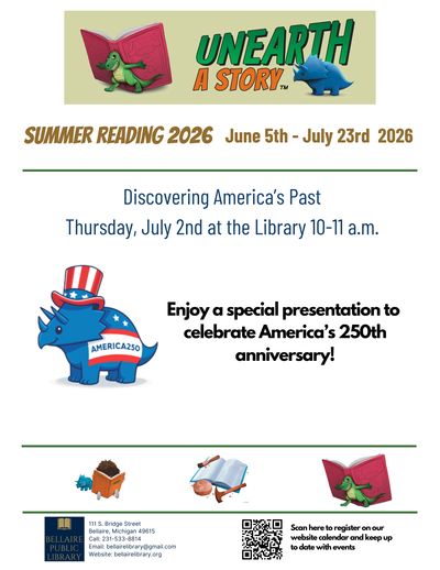 Summer Reading Program Discovering America's Past