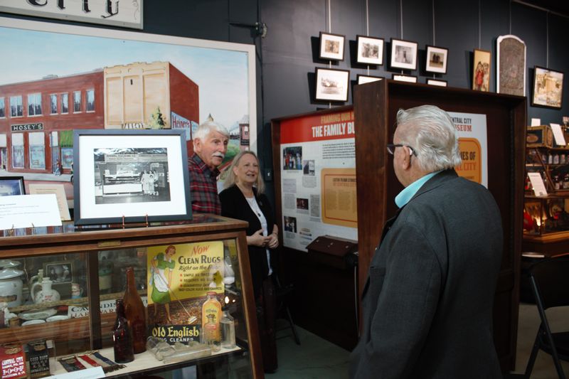 Visitors at the Central City Museum