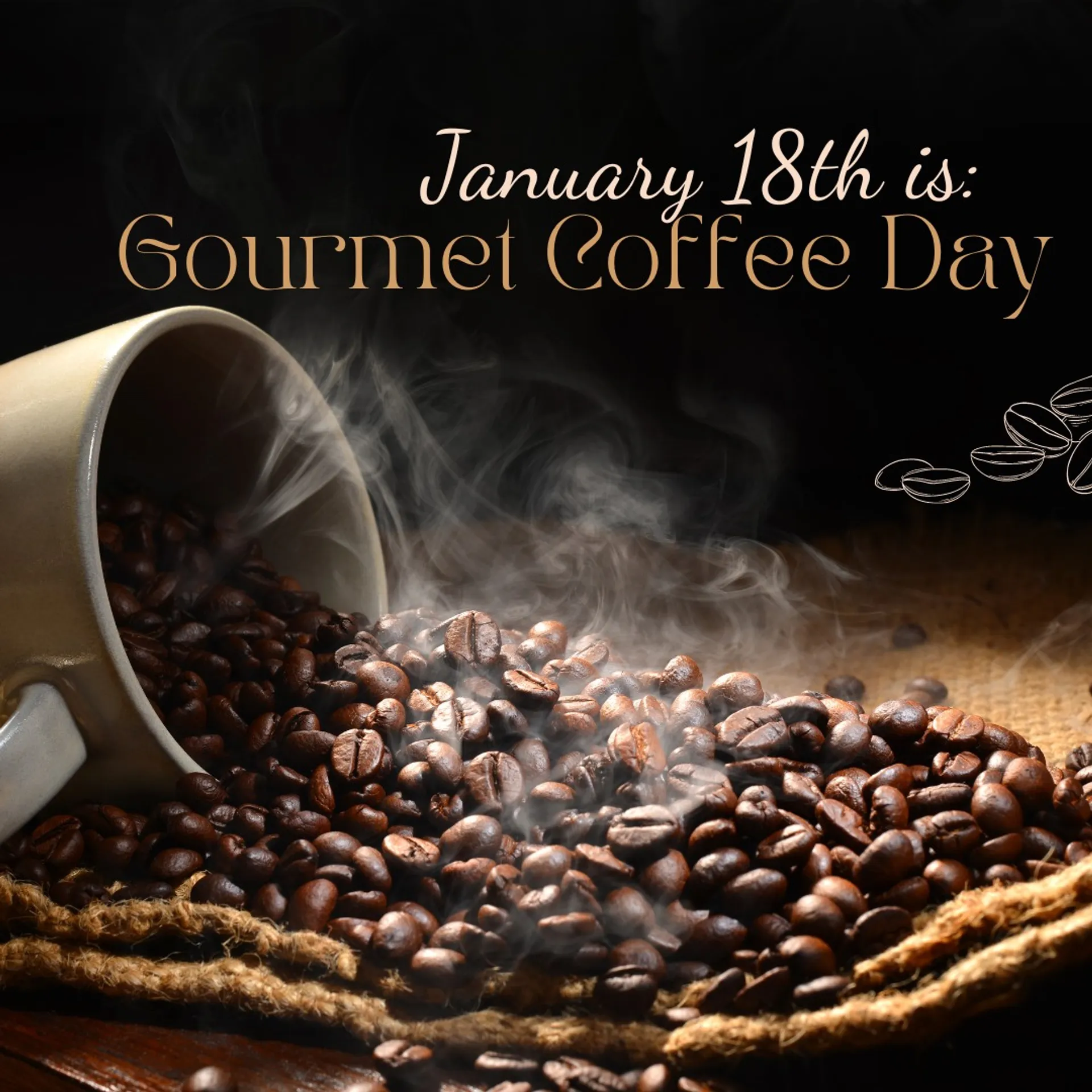 Jan. 18th is National Gourmet Coffee Day Buy Gourmet Beans from The