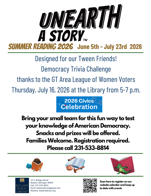 Summer Reading Program Democracy Trivia Challenge for Tweens