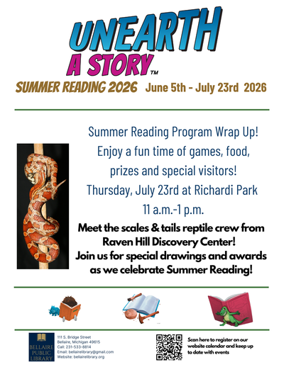 Summer Reading Program Wrap Up with Raven Hill