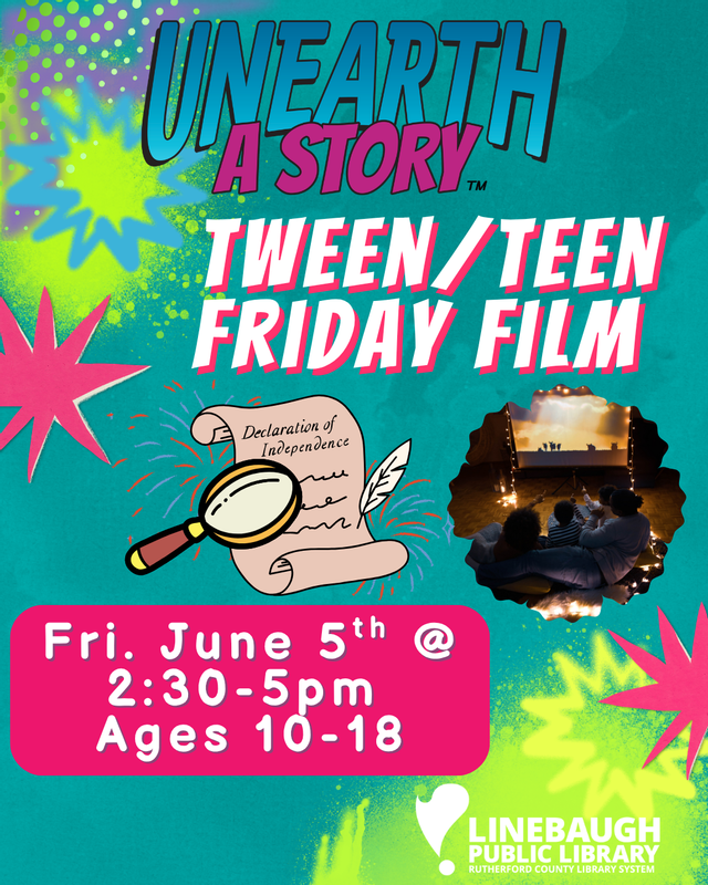 Tween/Teen First Friday Film at Linebaugh