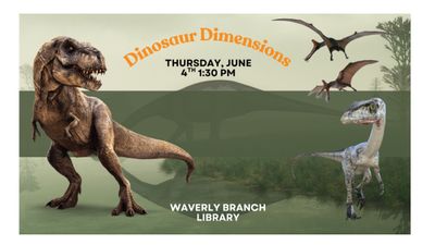 Summer Reading Kickoff Dinosaur Dimensions