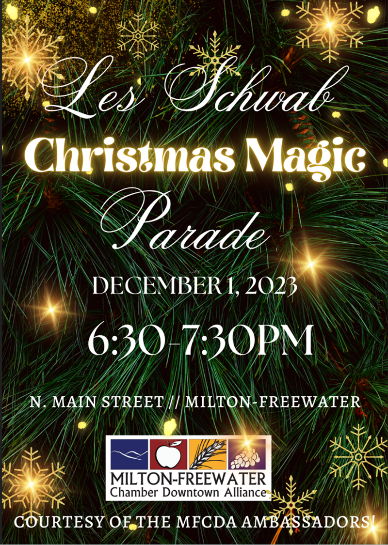 Get Signed Up For The Les Schwab Christmas Magic Parade!