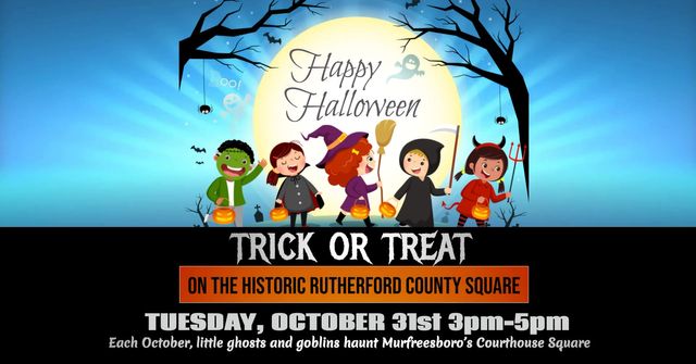 Trick or Treat on the Rutherford County Square