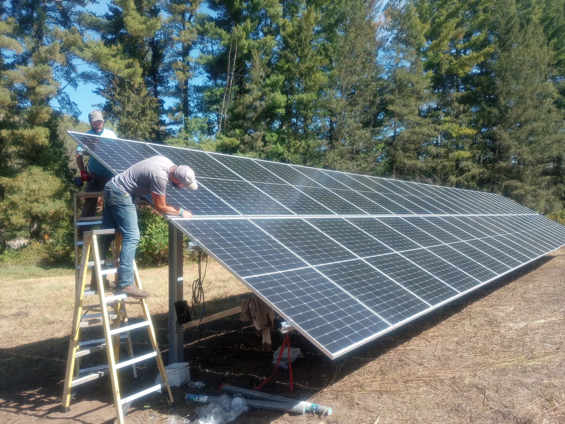 Solar array part of $184,500 of improvements made by Friends of Yellow ...