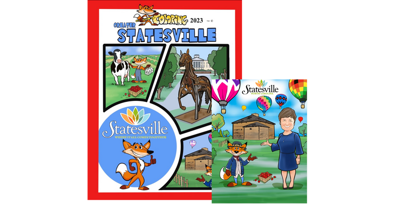 Coloring My Town with Statesville CVB Cover