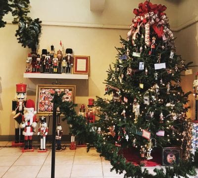 Christmas Tree & Nutcracker display at the Tennessee Valley Museum of Art in Tuscumbia