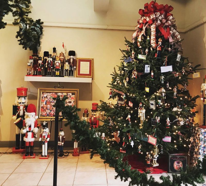 Christmas Tree & Nutcracker display at the Tennessee Valley Museum of Art in Tuscumbia