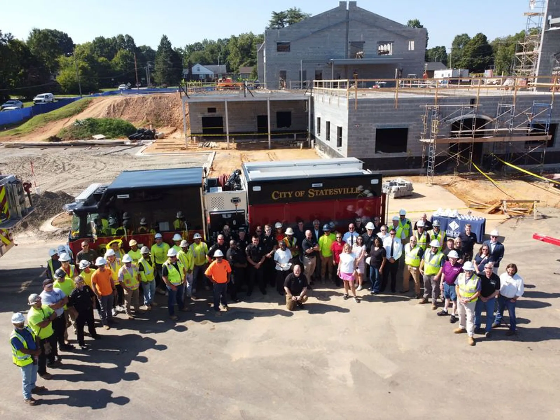 Celebrating A Milestone: Beam Signing Event At New Fire Station 1