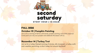 Second Saturday Story Hour