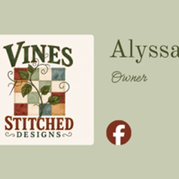 Vines Stitched Designs